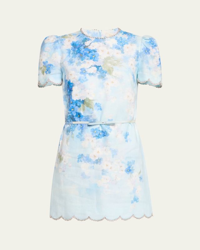 Crush Scalloped Shift Dress